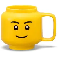 LEGO - Keramische Mok Hoofd Boy 255 ml - Aardewerk - Geel