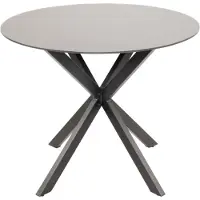 Coppens Crest tuintafel 90 cm rond antraciet -