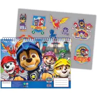 Paw Patrol schetsboek met stickers, Stickerboek, Schetsboek,