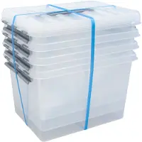 Sunware Q-line Opbergbox 15L Set van 4