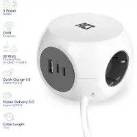 ACT AC2420 Multiprise 3 Prises