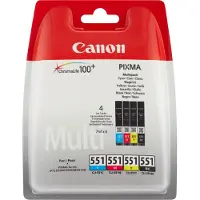 Canon Inktcartridge CLI-551 C/M/Y/BK 4-kleuren Multipack