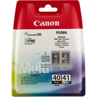 Canon PG-40 / CL-41 Inktcartridge Zwart + 3 kleuren Multipack