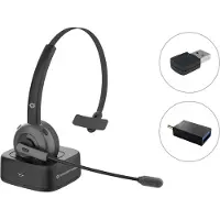 Conceptronic Hoofdtelefoon - - POLONA03BDA - On-Ear - Bluetooth - Zwart