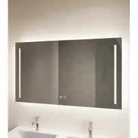 Gliss Design Led badkamer spiegel verticaal 150x70 cm