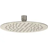 Ivy Aia Toebehoren Hoofddouche slim 20cm antikalk nozzels, Eco-air Geborsteld nickel PVD