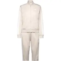 Adidas Trainingspak 'Essentials' greige / wit