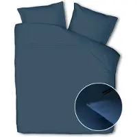 Presence Dekbedovertrek Egyptisch Katoen - Uni - Donker Blauw 240 x