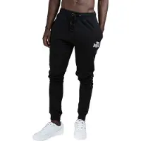 Lonsdale Broek 'Pilsdon' zwart / wit