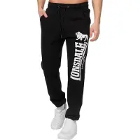 Lonsdale Broek 'Ockle' zwart / wit