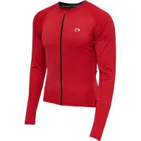 Newline Functioneel shirt donkerrood / wit