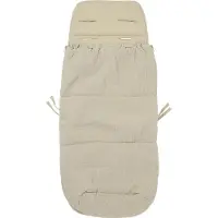 Meyco Baby Uni buggy voetenzak en inlegger - pre-washed hydrofiel - sand - 45x130cm (2-in-1)