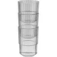 Aps Drinkbeker Linea - 0.22Ltr - French Grey - set van 6
