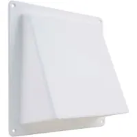Star X Starx gevelklep Ø150 mm wit