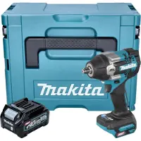 Makita TW 007 GD101 Accu-slagmoersleutel 40 V max. 760 Nm 1/2'' borstelloos + 1x oplaadbare accu 2,5 Ah + Makpac - zonder oplader