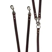Animal Boulevard Ab30132 - Hals- En Leibanden - Hond - Ab Country Leather 2-honden Lijn Bruin-20mmx50cm - Maat: 20mmx50cm - 205355