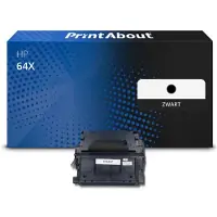 PrintAbout Toner 64X (CC364X) Zwart Hoge capaciteit geschikt voor HP