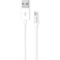 Savio CL-124 USB-kabel USB 2.0 2 m USB A Micro-USB B Wit