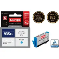 ActiveJet AH-935CRX inktpatroon voor HP-printers; vervanging voor HP 935XL C2P24AE; premium kwaliteit; 12 ml; cyaan