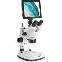 Kern OZL 466T241 OZL 466T241 Stereomicroscoop Trinoculair 45 x Opvallend licht, Doorvallend licht