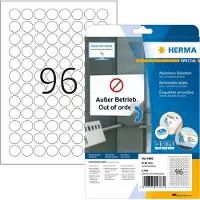 Herma 4386 afneembare etiketten rond Ø 20 (2400 etiketten)