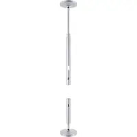 Paulmann Wire Corduo Wall Mount Set 94600 12V-kabelsysteemcomponenten Wandhouder Chroom (mat)