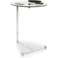 Kare design Kare Bijzettafel Easy Living Clear Ø46cm