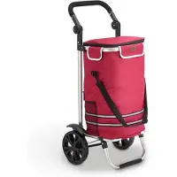 Juskys Boodschappentrolley 3in1 - 56L - Rood