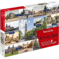 Tucker's Fun Factory Toen & Nu - Amsterdam Puzzel (1000 stukjes)