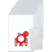 DParts 20x stofzuigerzakken geschikt voor Miele FJM - met motorfilter - HyClean 3D Efficiency - Complete C1 - Compact C1 C2 - S6000 - S4000 - S700 - S500 - S300i - S290 - S241 - MI30