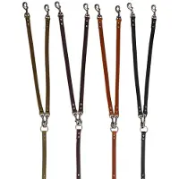 Animal Boulevard Ab30085 - Hals- En Leibanden - Hond - Ab Country Leather 2-honden Lijn Cognac-12mmx70cm - Maat: 12mmx70cm - 205323