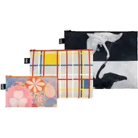 LOQI Zip Pockets - The Swan, Childhood, New York City 3 gerecycled