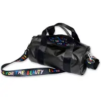 LOQI Weekender Medium - Love Life Metallic Black gerecycled