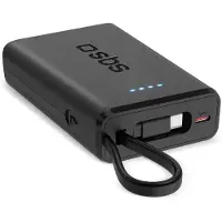 SBS TTBB10000TCPD20K powerbank 10000 mAh Zwart