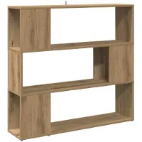 vidaXL Boekenkast/kamerscherm 100x24x94 cm artisanaal eikenkleur