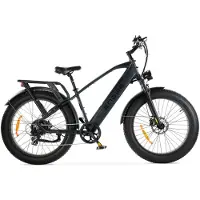 ENGWE E26 Elektrische Fatbike - E-bike - Hoge Instap - 26 Inch - 250W Motor - 7 Versnellingen - 140 km Actieradius - Hydraulische Schijfremmen - Zwart