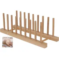 Home & Styling Bordhouder Natuurlijk Bamboe 34 x 12,5 x 12 cm
