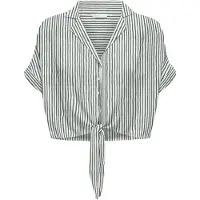 ONLY Blouse 'ONLPAULA' grijs / wit