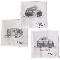Boltze Servetten Vanlife Camper 20 Stuks 33x33cm Wit wit Papier Boltze Home