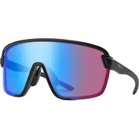 Smith - Zonnebrillen - Bobcat Matte Black ChromaPop Low Light Rose Blue Mirror voor Unisex - Zwart