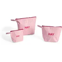 HAY - Candy Mono Toilettas - Set van 3 (Lichtroze)