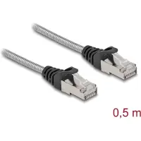 DeLOCK RJ45 Cable Cat.6A U/FTP with metal jacket 0.5 m