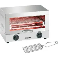 Bartscher Toaster - gratineeroven, enkel, Incl. toasttang