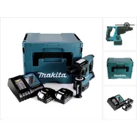 Makita DHR 242 RFJ accuklopboormachine 18V 2.0J SDS-plus Brushless + 2x oplaadbare accu 3.0Ah + lader + Makpac