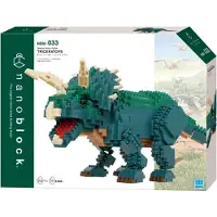 Nanoblock Brick Figure - - NANOBLOCK - Triceratops Deluxe - 930 pcs