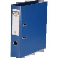 Pierre by Elba Rado Plast ordner, blauw, rug van 8 cm - 3 stuks