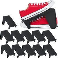 Relaxdays schoenen organizer - set van 12 - tot maat 39 - antislip - schoenen opbergsysteem