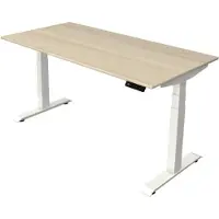 Kerkmann Move4 Elektrisch hoogteverstelbaar Zit-sta-bureau Esdoorn T-voet 1800 (B) x 800 (D) x 1290 (H) mm Hout, Metaal