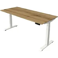 Kerkmann Move4 Elektrisch hoogteverstelbaar Zit-sta-bureau Eiken T-voet 2000 (B) x 1.000 (D) x 1290 (H) mm Hout, Metaal