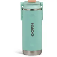 Igloo - Flip ‘n’ Sip - Drinkfles - Drinkbeker - groen -475ml- Thermosfles